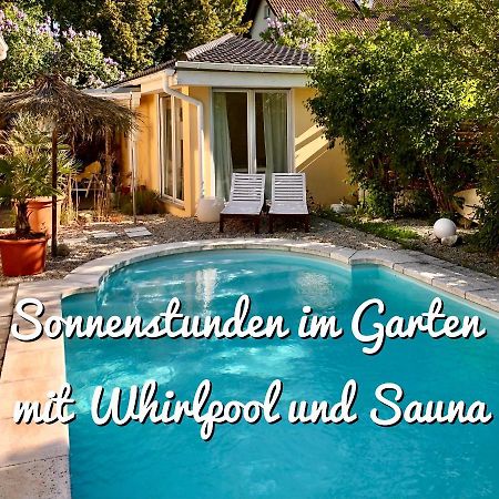 Apartment Tinyhouse Mit Pool, Outdoor Whirlpool Und Garten Petershagen-Eggersdorf Exteriér fotografie