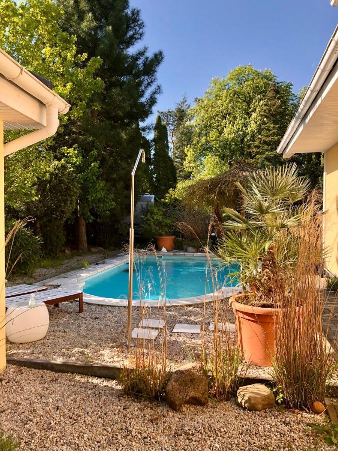 Apartment Tinyhouse Mit Pool, Outdoor Whirlpool Und Garten Petershagen-Eggersdorf Exteriér fotografie