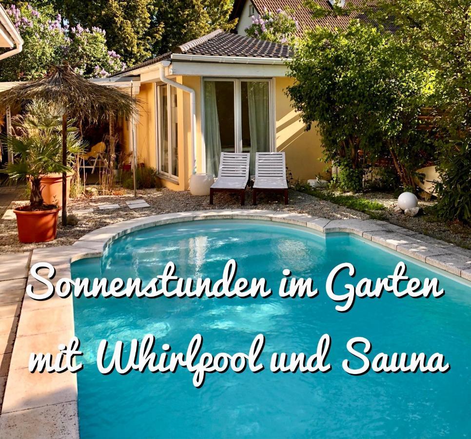 Apartment Tinyhouse Mit Pool, Outdoor Whirlpool Und Garten Petershagen-Eggersdorf Exteriér fotografie